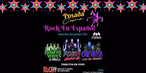 Posada Caifanes, Fobia, Enanitos Verdes Live Tributes In Pomona
