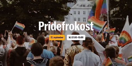 Feir kj\u00e6rligheten med pridefrokost til halv pris hos oss!