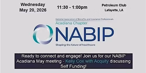 NABIP Acadiana Save the Date