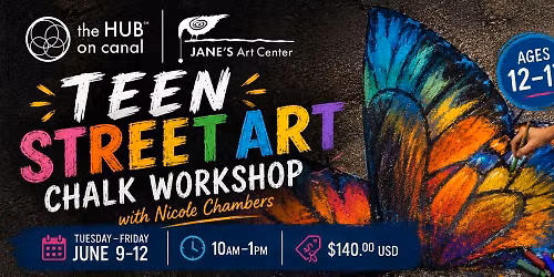 TEEN Street Art Chalk Workshop with Nicole Chambers