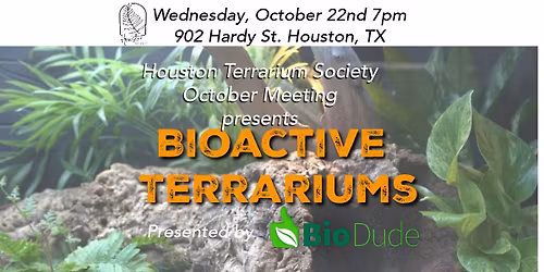 Houston Terrarium Society October Meeting