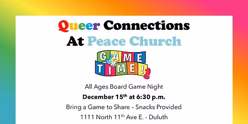 Queer Connections Game Night
