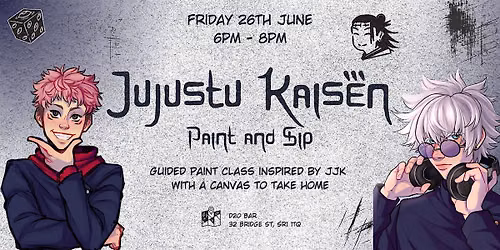 Jujustu Kaisen Paint and Sip