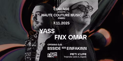 COLLAGE presents HAUTE COUTURE MUSIC (Paris)