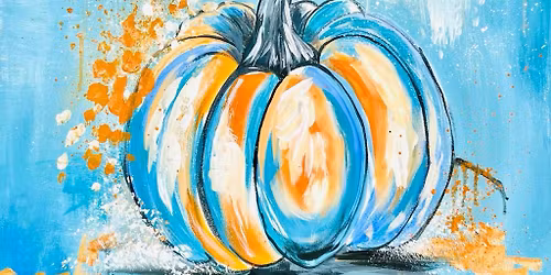 Harvest Blue - Canvas acrylic painting class