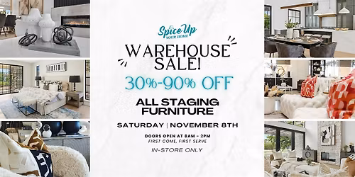 Fall Warehouse Sale!!!