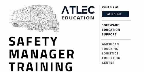 DOT FMCSA Safety Manager Training - Online (Zoom) or Training Location