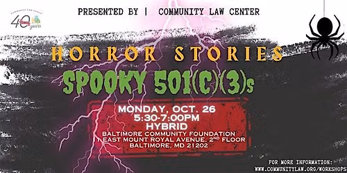 Horror Stories: Spooky 501c3s and How NOT to Be One