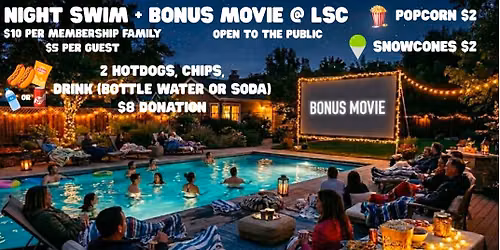Night Swim & Bonus Movie Night at LSC