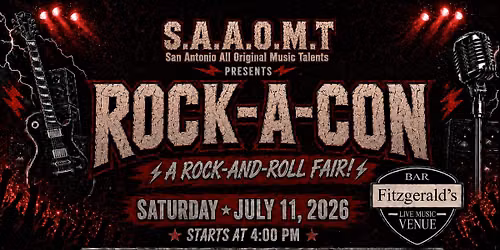 S.A.A.O.M.T Presents "Rock-A-Con" featuring S.A.'s Original Rockers