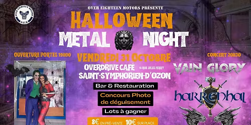 Halloween Metal Night \u00e0 l\u2019Overdrive Caf\u00e9
