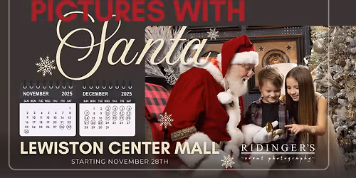 Santa Lew Photos at the Lewiston Center Mall by Ridinger's