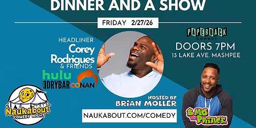 Comedian Corey Rodrigues @ Naukabout