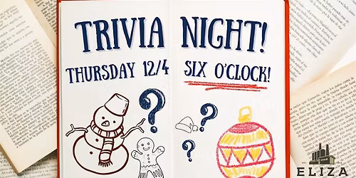 Trivia Night 12\/4\/2025
