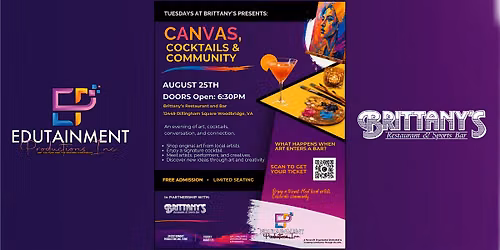 Tuesdays at Brittany's | Canvas, Cocktails & Community
