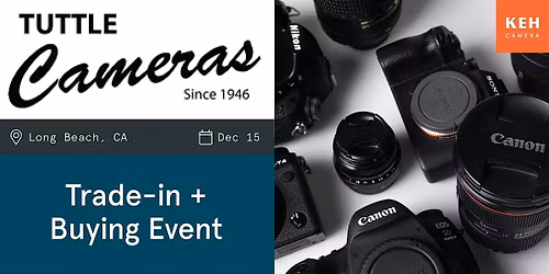 Sell your camera gear (free event) at Tuttle Cameras