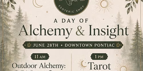 Workshop, Tarot, and Shopping!