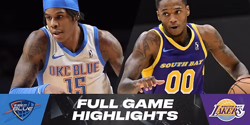 South Bay Lakers at Oklahoma City Blue at Paycom Center
