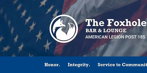 Free Bar Bingo at The Foxhole! \ud83e\ude96\ud83e\udd8a