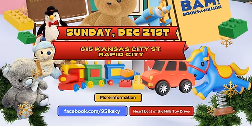 Heartbeat of the Hills Book & Toy Drive