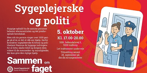 Sygeplejerske og politi i samarbejde
