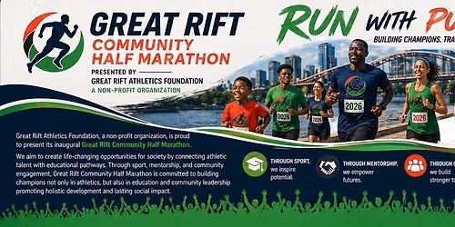 Great Rift Community Half Marathon and 5k run and walk 
