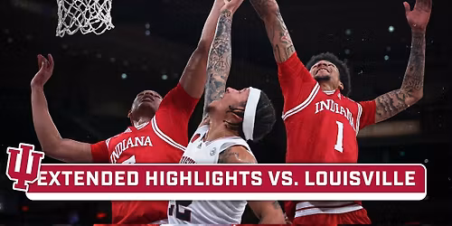 Indiana Hoosiers vs Louisville Cardinals Mens Basketball at Gainbridge Fieldhouse
