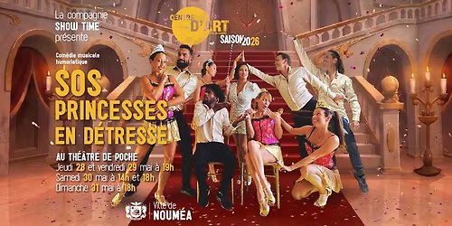 Spectacle "SOS princesses en d\u00e9tresse" par Show Time au Centre d'art
