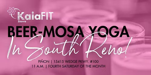 Free Beer-Mosa Yoga in South Reno
