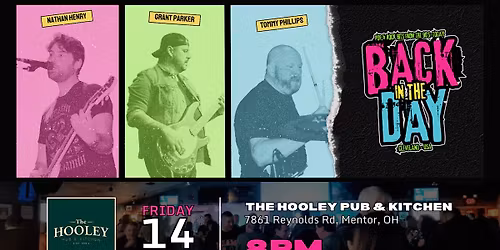 Back in the Day LIVE at Hooley House in Mentor, OH
