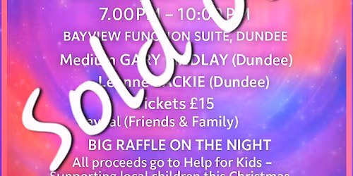 Evening of Mediumship In Aid Of Help For Kids 