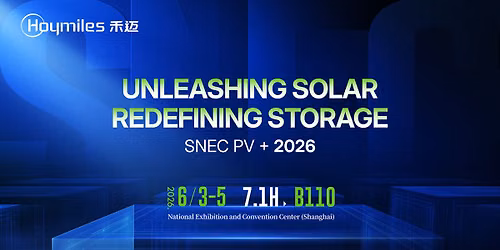 Unleashing Solar, Redefining Storage | Hoymiles at SENC 2026 — Shanghai. China