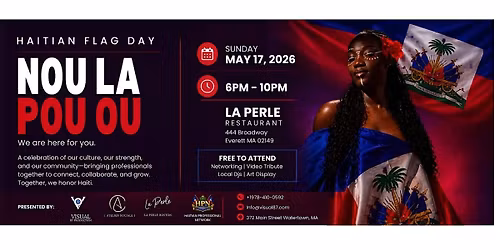 Haitian Flag Day : Nou La Pou ou