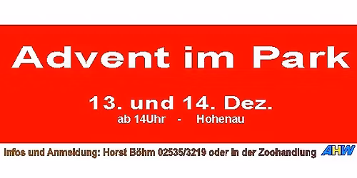 Advent im Park