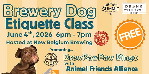 Brewery Dog Etiquette Class ft. BrewPawPaw Bingo!
