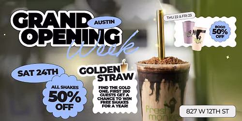Grand Opening - Fresh Monkee - Austin