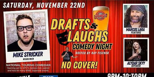 Drafts & Laughs: Comedy Night @ Fatty's