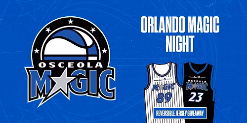 Osceola Magic - Orlando Magic Night + Reversible Jersey Giveaway!