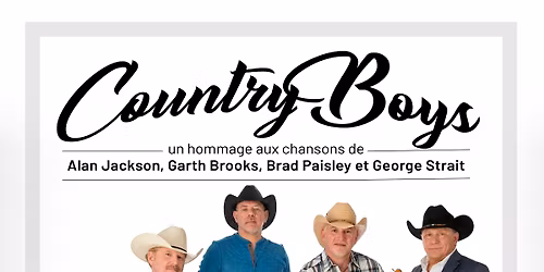 SAINTE-MARIE-DE-BEAUCE, QC. - Hommage \u00e0 ALAN JACKSON, GARTH BROOKS, BRAD PAISLEY et GEORGE STRAIT