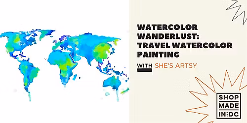 Watercolor Wanderlust: Travel Watercolor Painting with She's Artsy