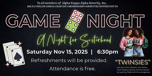 DUO GAMES Night - "Twinsies"