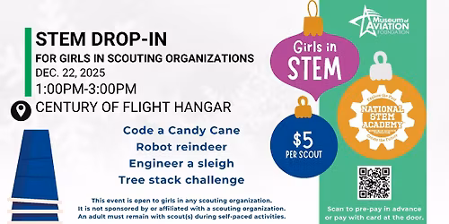 STEM Drop-In for Girls in Scouting Organizations