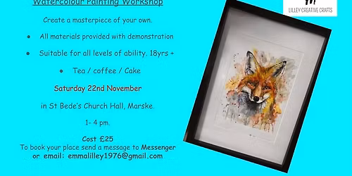 Autumn Fox Watercolour Workshop