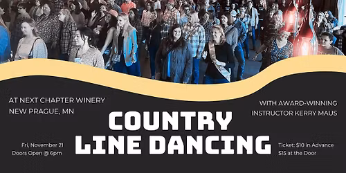 Country Line Dancing at Next Chapter Winery!