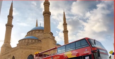 Beirut hop on hop off sightseeing tour + Jeita Grotto visit