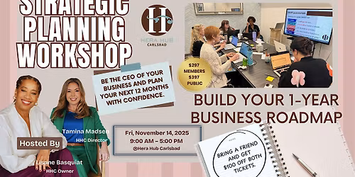 Strategic Planning Workshop - Build Your Biz Roadmap