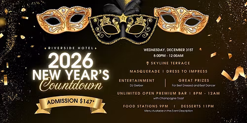 New Years Eve 2026 Count Down Extravaganza