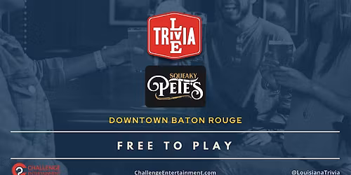 Weekly Live Trivia Nights at Squeaky Pete's