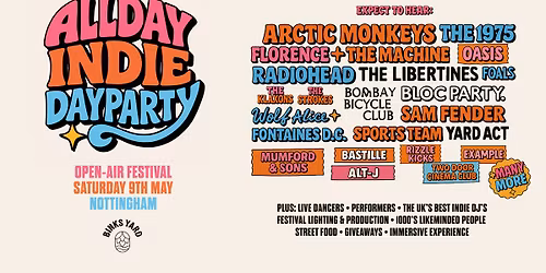 Daytime Indie Festival - Nottingham Binks Yard 