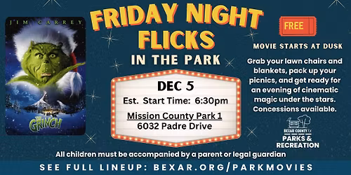 The Grinch- Friday Night Flicks